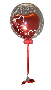 Heart inside Bubble Balloon